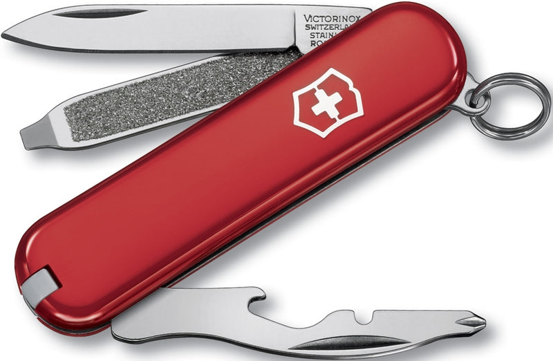 Victorinox Rally Pocket Knife Stainless Steel Blade Red Synthetic Handle 06163X1 -Victorinox - Survivor Hand Precision Knives & Outdoor Gear Store