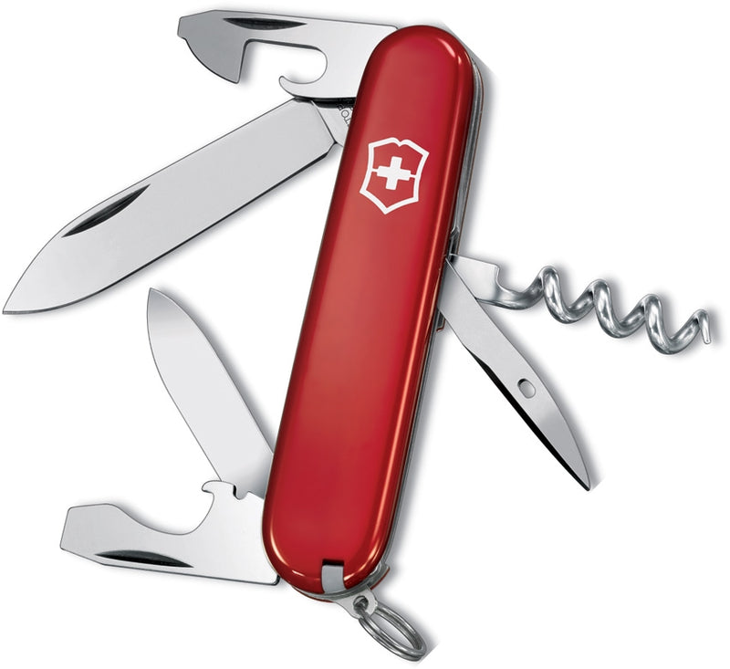 Victorinox Tourist Pocket Knife Stainless Steel Blades Red ABS Handle 03603033X1 -Victorinox - Survivor Hand Precision Knives & Outdoor Gear Store