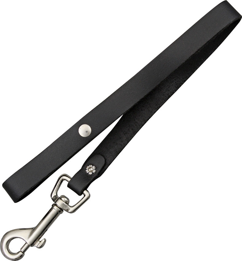 Victorinox Leather Knife Leash Black leather Leash Features Belt Loop And Shackle Snap 30402 -Victorinox - Survivor Hand Precision Knives & Outdoor Gear Store