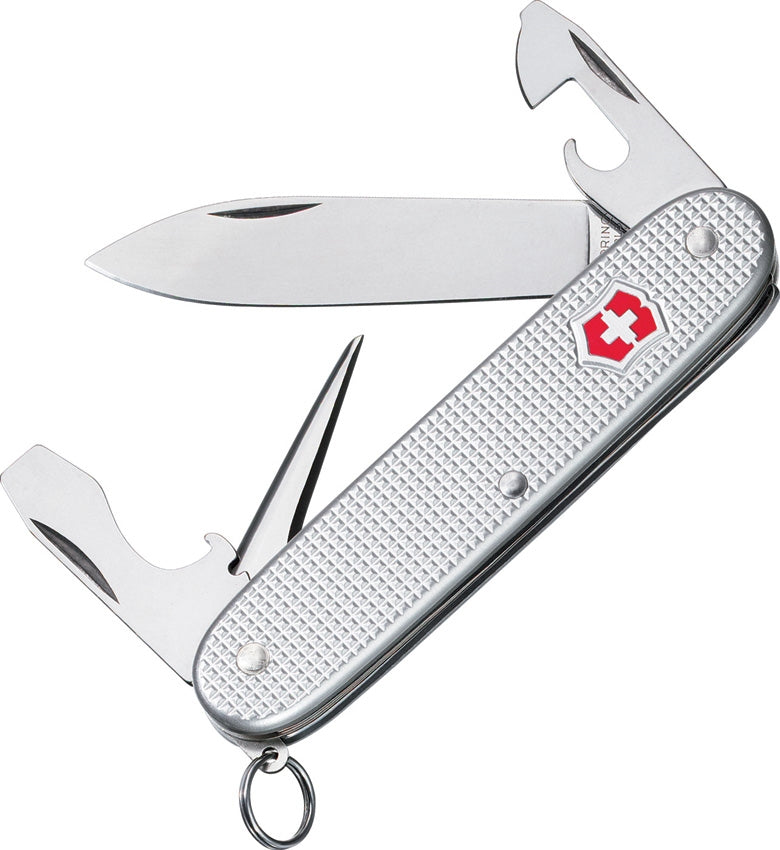Victorinox Pioneer Pocket Knife Stainless Steel Blade Aluminum Handle 0820126X2 -Victorinox - Survivor Hand Precision Knives & Outdoor Gear Store