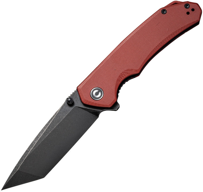 Civivi Brazen Linerlock Folding Knife 3.5" D2 Tool Steel Blade Burgundy G10 Handle C2023B -Civivi - Survivor Hand Precision Knives & Outdoor Gear Store