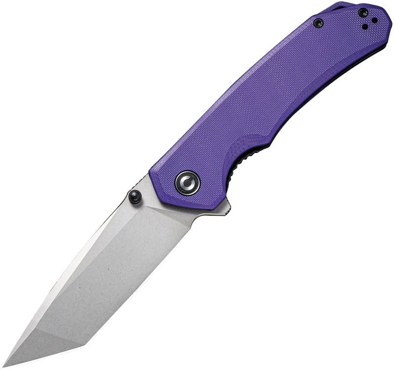 Civivi Brazen Linerlock Folding Knife 3.5" D2 Tool Steel Blade Purple G10 Handle C2023A -Civivi - Survivor Hand Precision Knives & Outdoor Gear Store