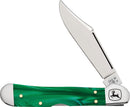 Case XX John Deere Mini Copperlock Folding Knife 3.63" Stainless Steel Blade Kirinite Handle 15774 -Case Cutlery - Survivor Hand Precision Knives & Outdoor Gear Store