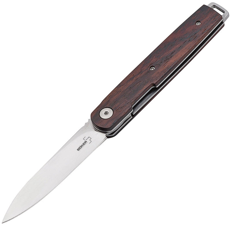 Boker Plus LRF Linerlock Folding Knife 3" VG-10 Steel Blade Cocobolo Wood Handle 01BO080 -Boker Plus - Survivor Hand Precision Knives & Outdoor Gear Store