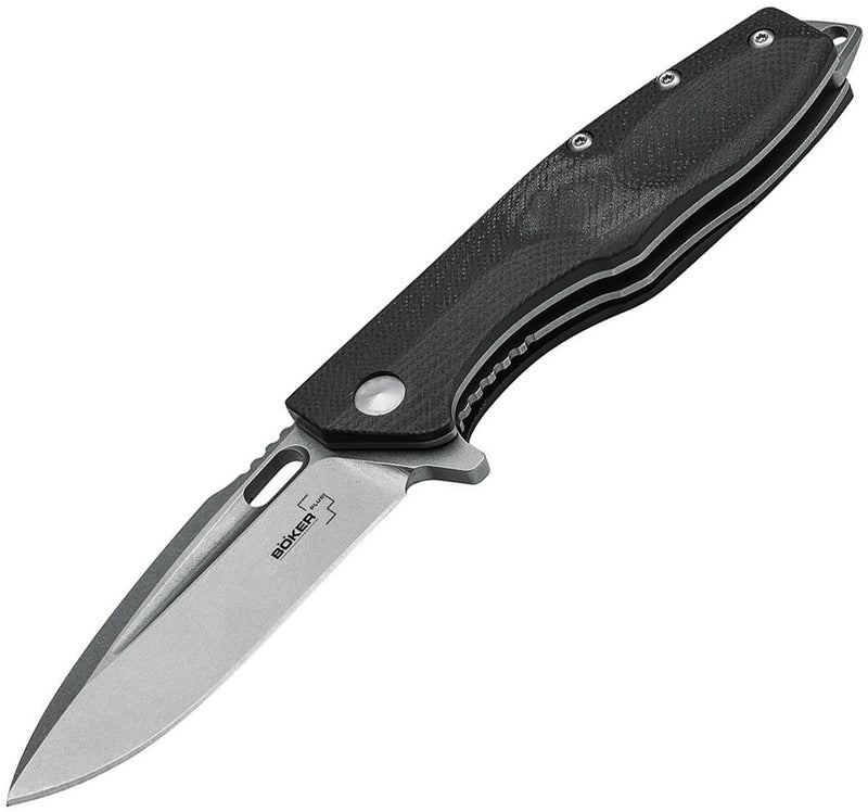 Boker Mini Caracal Folding Knife 3.13" D2 Tool Steel Blade Black G10 Handle 01BO756 -Boker Plus - Survivor Hand Precision Knives & Outdoor Gear Store