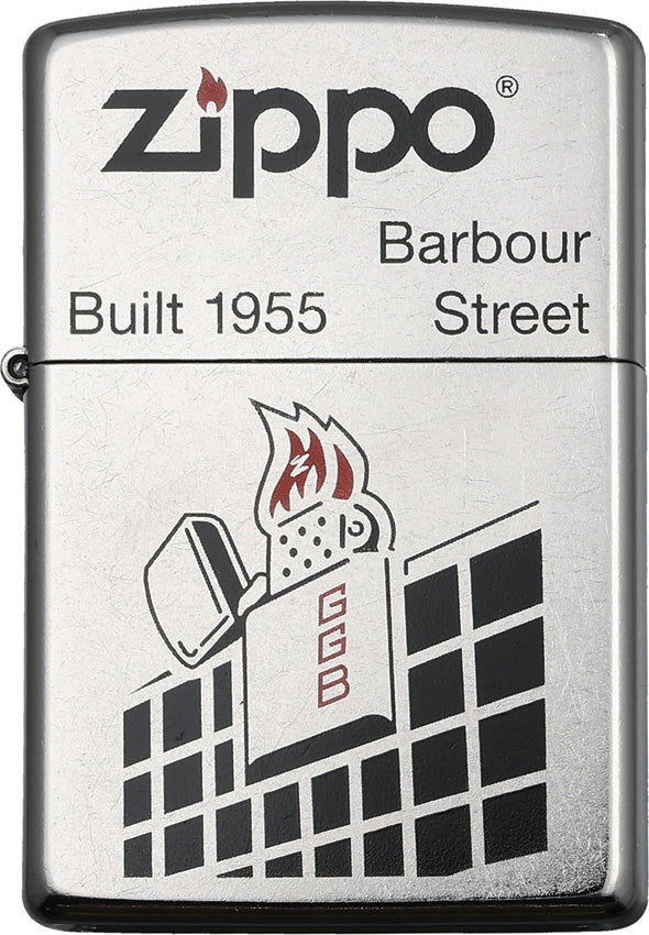 Zippo Lighter Barbour Street Windproof All Metal Construction 76380 -Zippo - Survivor Hand Precision Knives & Outdoor Gear Store