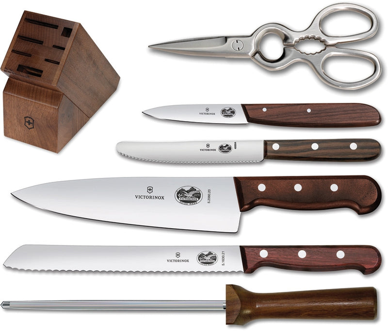 Victorinox Fibrox Knife Set with Block 10-Piece - Chef's Knives