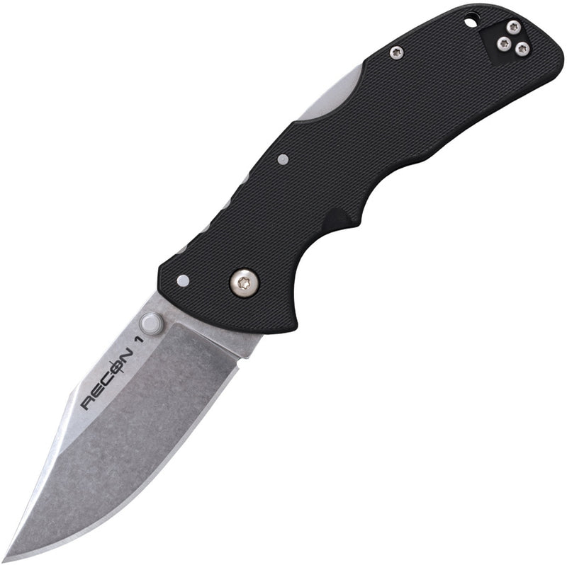 Cold Steel Mini Recon 1 Folding Knife 3" AUS-10A Steel Blade Black GRN Handle 27BAC -Cold Steel - Survivor Hand Precision Knives & Outdoor Gear Store