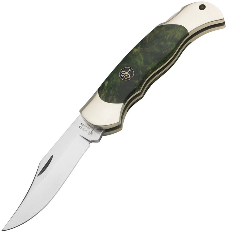 Boker Boy Scout Lockback Folding Knife 2.25" N690 Steel Blade Curly Birch Wood Handle 118118 -Boker - Survivor Hand Precision Knives & Outdoor Gear Store