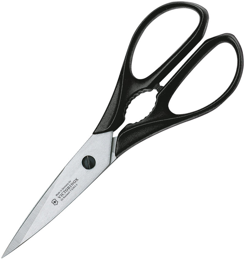 Victorinox Multipurpose Kitchen Shears Stainless Blades Black Synthetic Handles 76363X4 -Victorinox - Survivor Hand Precision Knives & Outdoor Gear Store