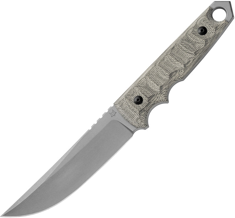 Fox Ryu Tactical Fixed Knife 5.25" Niolox Tool Steel Blade Green Micarta Handle 634MOD -Fox - Survivor Hand Precision Knives & Outdoor Gear Store