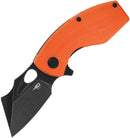 Bestech Knives Lizard Liner Folding Knife 2.5" D2 Tool Steel Blade Orange G-10 Handle KG39D -Bestech Knives - Survivor Hand Precision Knives & Outdoor Gear Store