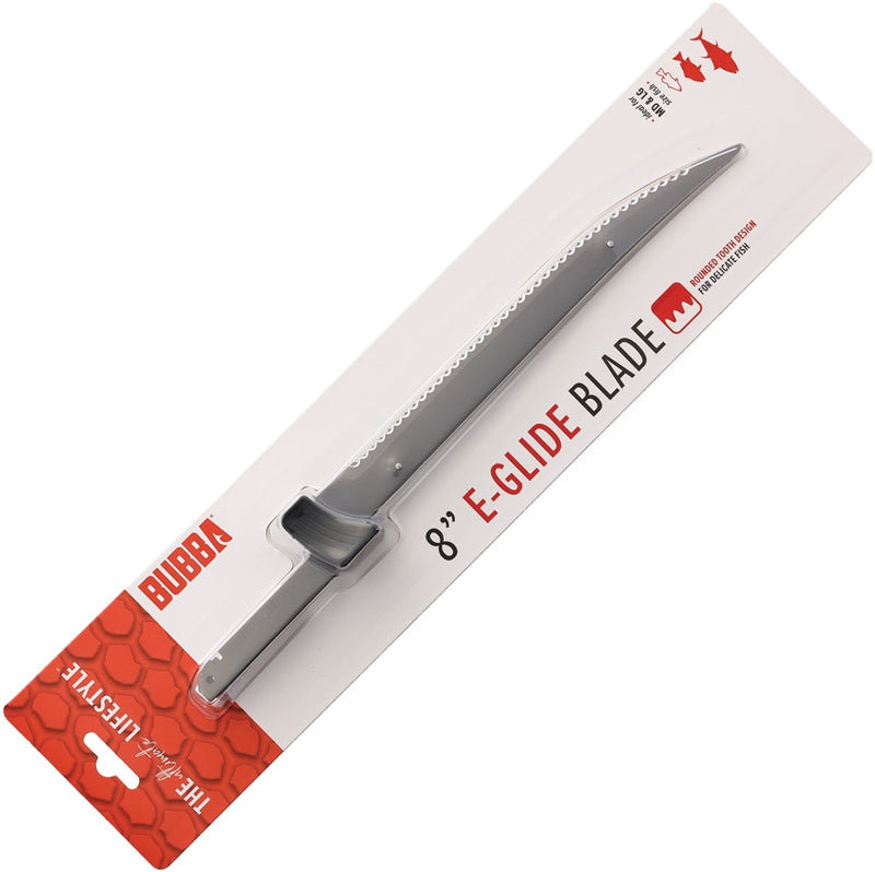 Bubba Blade E-Glide Stiff EFK Replacement 8" Serrated Stainless Steel Blades 1137449 -Bubba Blade - Survivor Hand Precision Knives & Outdoor Gear Store