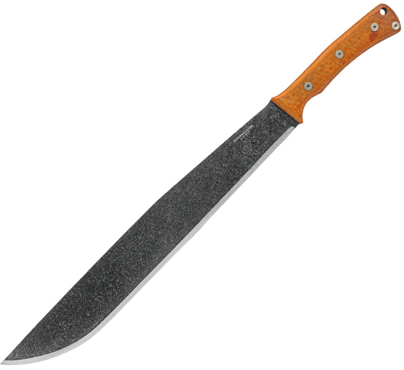 Condor Mountain Pass Fixed Machete 15.5" 1075HC Steel Blade Canvas Micarta Handle 2838155HC -Condor - Survivor Hand Precision Knives & Outdoor Gear Store