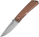 Real Steel Luna Eco Folding Knife 2.75″ K110 Steel Blade Bronze 3Cr13 Steel Handle 7084 -Real Steel - Survivor Hand Precision Knives & Outdoor Gear Store