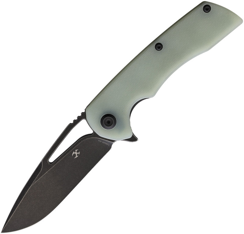 Kansept Knives Kryo Frame Folding Knife 3.5" D2 Tool Steel Blade Jade G10 Handle 1001A5 -Kansept Knives - Survivor Hand Precision Knives & Outdoor Gear Store