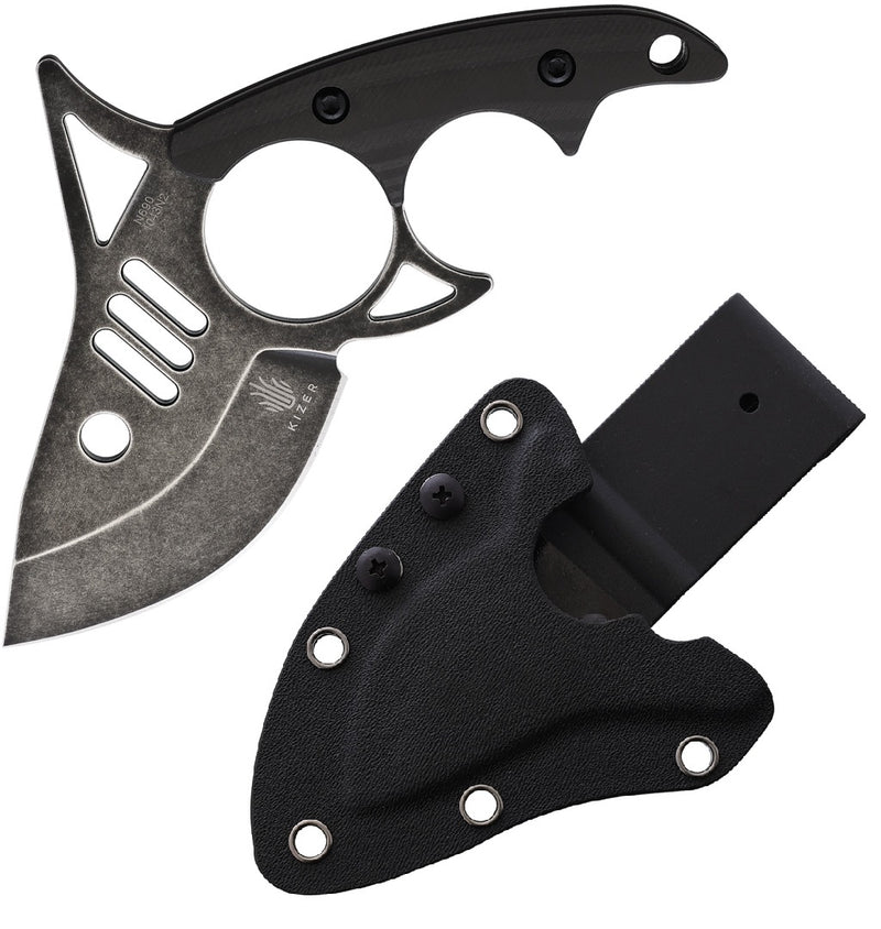 Kizer Cutlery Shark Fixed Knife 2.5" Bohler N690 Steel Blade Carbon Fiber Handle 1043N2 -Kizer Cutlery - Survivor Hand Precision Knives & Outdoor Gear Store