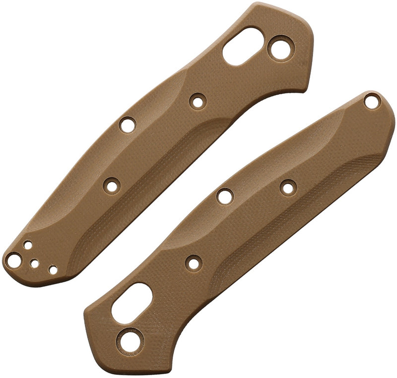 Flytanium Scales Fits Benchmade 945 Mini Osborne Earth Brown G10 Construction 852 -Flytanium - Survivor Hand Precision Knives & Outdoor Gear Store