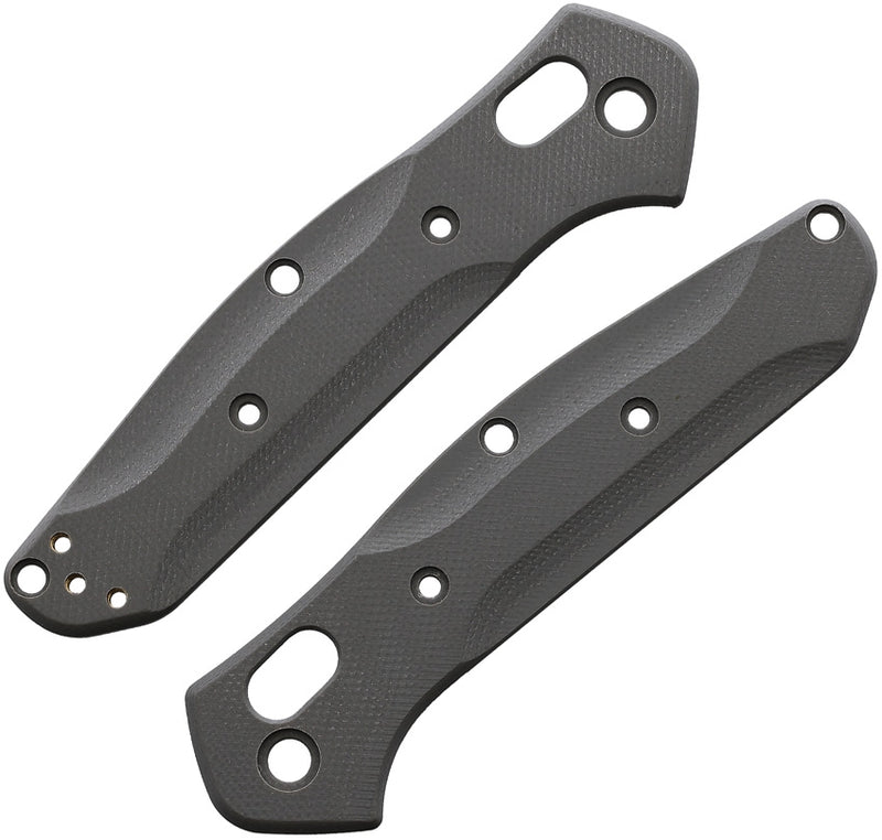 Flytanium Scales Fits Benchmade 945 Mini Osborne Gray G10 One Piece Construction F851 -Flytanium - Survivor Hand Precision Knives & Outdoor Gear Store