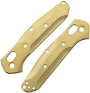 Flytanium Scales Fits Benchmade 945 Mini Osborne Stonewash Finish Brass Construction 818 -Flytanium - Survivor Hand Precision Knives & Outdoor Gear Store