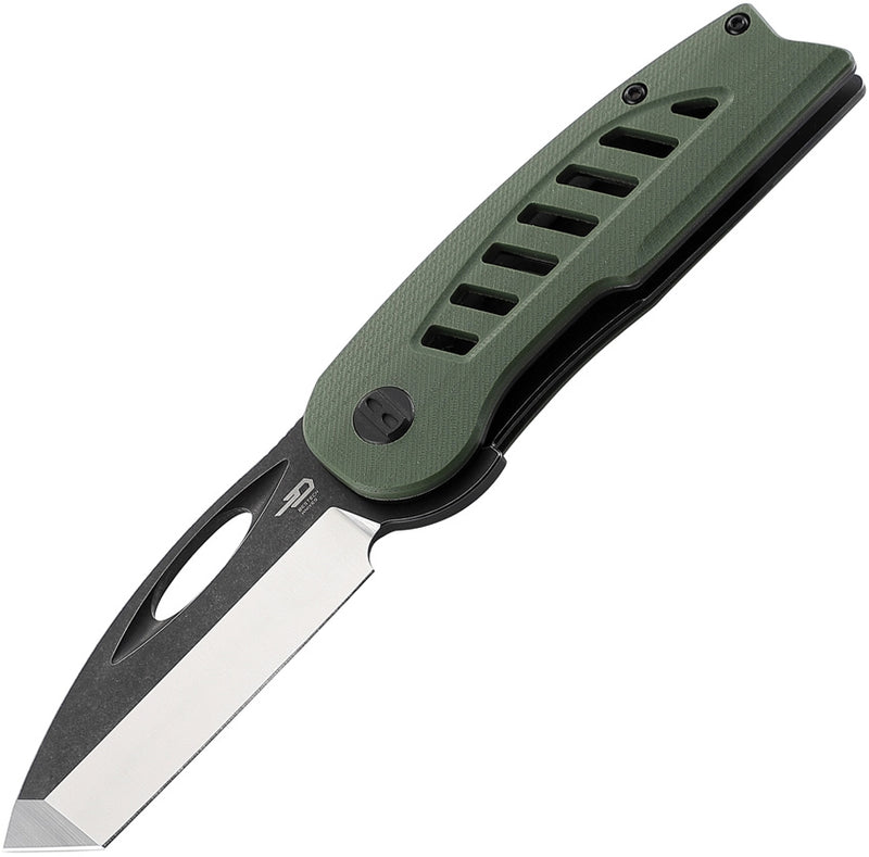 Bestech Knives Explorer Folding Knife 2.88" D2 Tool Steel Blade Green G10 Handle G37B -Bestech Knives - Survivor Hand Precision Knives & Outdoor Gear Store