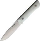 Real Steel Bushcraft III Fixed Knife 4.25" D2 Tool Steel Full Blade White G10 Handle 3728C -Real Steel - Survivor Hand Precision Knives & Outdoor Gear Store