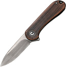 Civivi Mini Elementum Folding Knife 1.88" 14C28N Steel Blade Rubbed/Copper Handle C18062Q2 -Civivi - Survivor Hand Precision Knives & Outdoor Gear Store