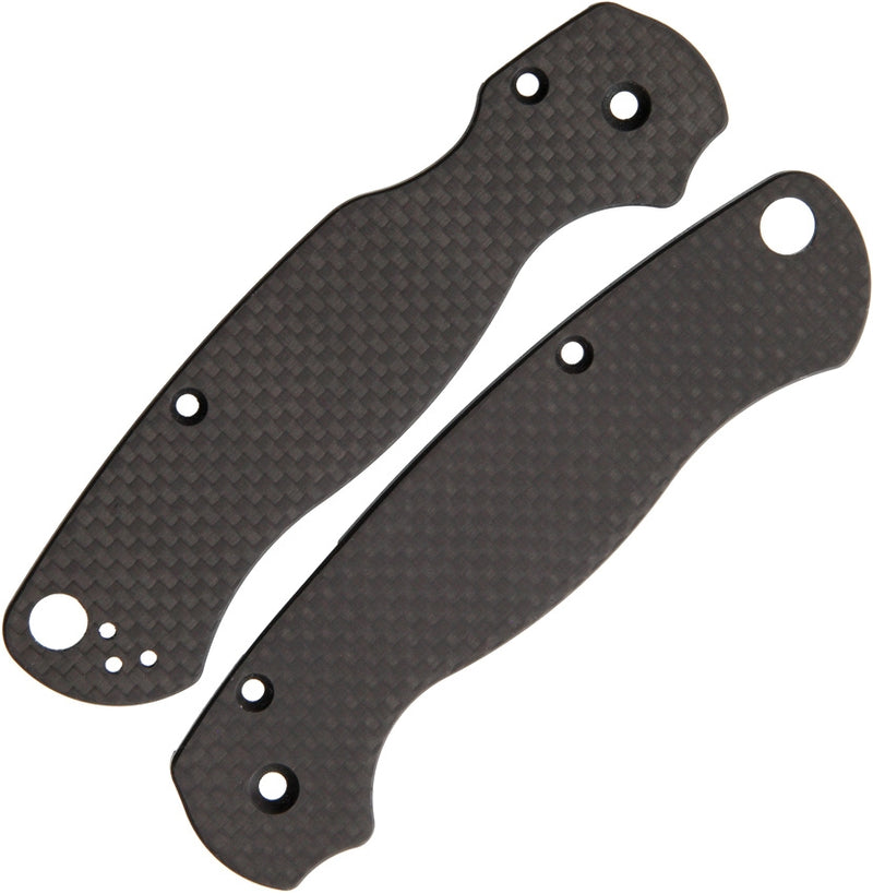 Flytanium For Spyderco Paramilitary 2 Scales Basket Weave Carbon Fiber Construction 550 -Flytanium - Survivor Hand Precision Knives & Outdoor Gear Store