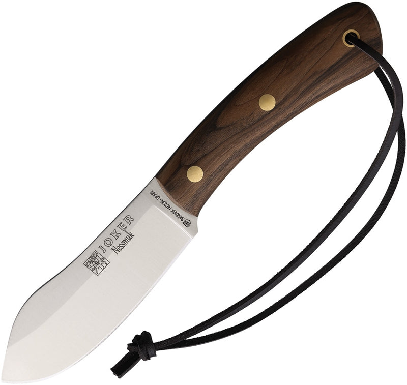 Joker Nessmuk Fixed Knife 4.5" Sandvik 14C28N Steel Full Blade Walnut Handle CN136 -Joker - Survivor Hand Precision Knives & Outdoor Gear Store