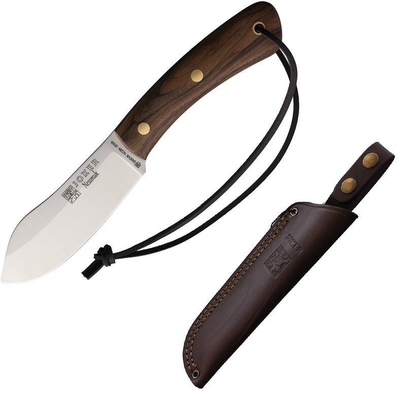 Joker Nessmuk Fixed Knife 4.5" Sandvik 14C28N Steel Full Blade Walnut Handle CN136 -Joker - Survivor Hand Precision Knives & Outdoor Gear Store