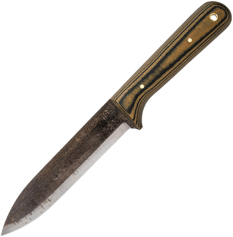 Pathfinder PKS Kephart XL Fixed Knife 5" 1095HC Steel Full Tang Blade Micarta Handle 302CAMXL -Pathfinder - Survivor Hand Precision Knives & Outdoor Gear Store