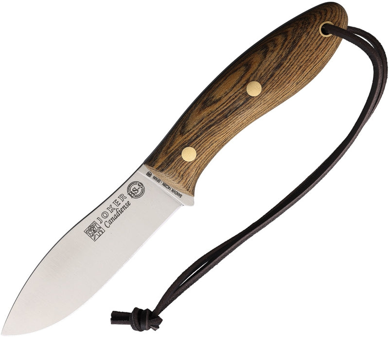 Joker Canadiense Fixed Knife 4.25" Sandvik 14C28N Steel Full Tang Blade Bocote Wood Handle RCB114 -Joker - Survivor Hand Precision Knives & Outdoor Gear Store