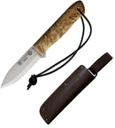 Joker Nordico Fixed Knife 4" Sandvik 14C28N Steel Blade Curly Birch Handle RCL115 -Joker - Survivor Hand Precision Knives & Outdoor Gear Store