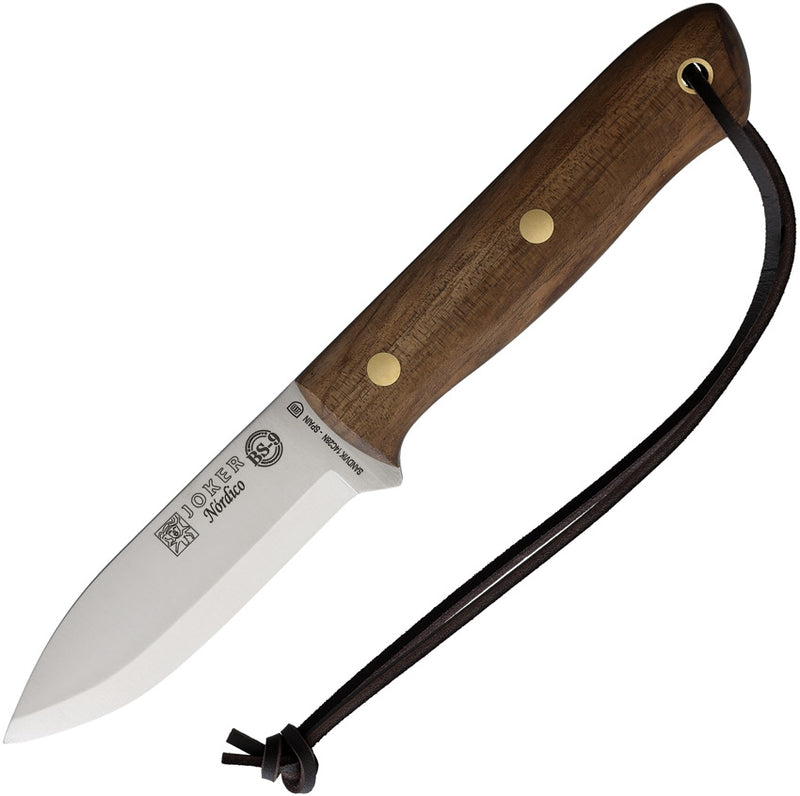 Joker Nordico Fixed Knife 4" Sandvik 14C28N Steel Full Tang Blade Walnut Handle CN115 -Joker - Survivor Hand Precision Knives & Outdoor Gear Store