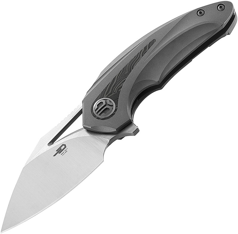 Bestech Knives Nuke Frame Folding Knife 2.63" M390 Steel Blade Titanium/G10 Handle T2107C -Bestech Knives - Survivor Hand Precision Knives & Outdoor Gear Store