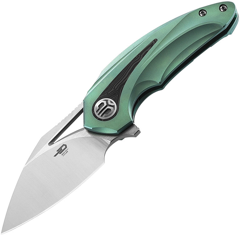 Bestech Knives Nuke Frame Folding Knife 2.63" M390 Steel Blade Titanium/G10 Handle T2107D -Bestech Knives - Survivor Hand Precision Knives & Outdoor Gear Store