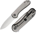 We Knife Co Elementum Framelock Folding Knife 3" CPM-20CV Steel Blade Titanium Handle 18062X1 -We Knife Co - Survivor Hand Precision Knives & Outdoor Gear Store