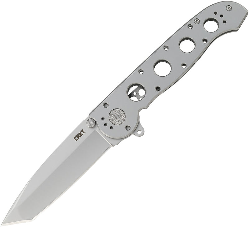 CRKT M16 Framelock Folding Knife 3.88" 12C27 Steel Blade Stainless Steel Handle 04SS -CRKT - Survivor Hand Precision Knives & Outdoor Gear Store