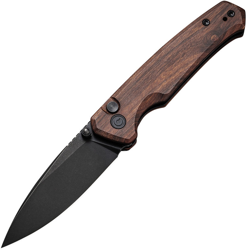 Civivi Altus Button Lock Folding Knife 3" Nitro-V Steel Blade Cuibourtia Wood Handle C200763 -Civivi - Survivor Hand Precision Knives & Outdoor Gear Store