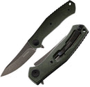 Kershaw Concierge Folding Knife 3.25" D2 Tool Steel Blade OD Green Micarta Handle 4020MCG -Kershaw - Survivor Hand Precision Knives & Outdoor Gear Store
