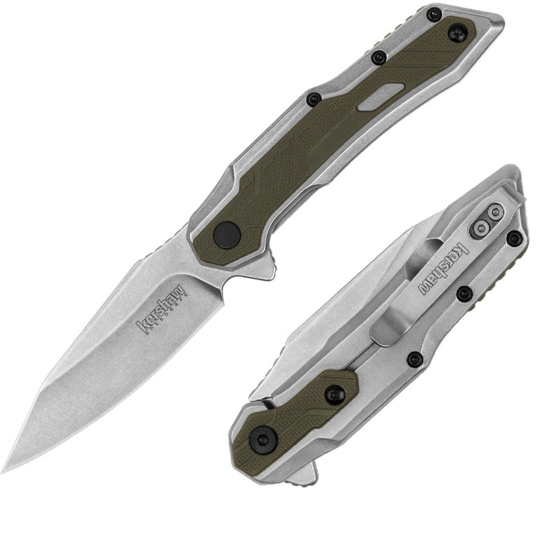 Kershaw Salvage Folding Knife 3" 8Cr13MoV Steel Blade Stainless Steel / GFN Handle 1369 -Kershaw - Survivor Hand Precision Knives & Outdoor Gear Store