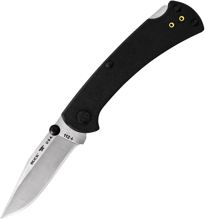 Buck Slim Pro TRX Lockback Folding Knife 3" CPM S30V Steel Blade Black Stainless Handle 112BKS3 -Buck - Survivor Hand Precision Knives & Outdoor Gear Store