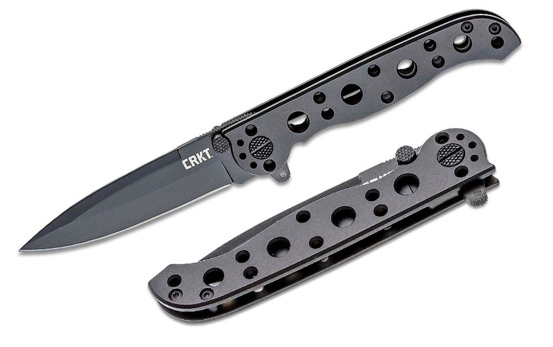 CRKT M16 Spear Framelock Folding Knife 3" 8Cr13MoV Steel Blade Stainless Steel Handle 01KS -CRKT - Survivor Hand Precision Knives & Outdoor Gear Store