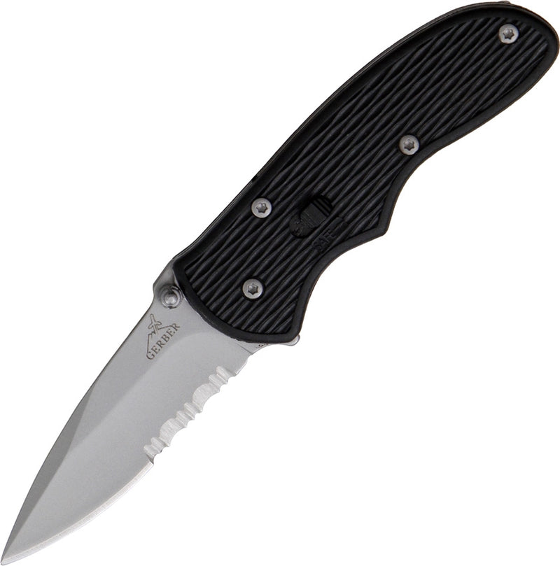 Gerber Mini F.A.S.T. Draw Folding Knife 440 Steel Blade Black Glass Filled Nylon/Stainless Handle 41525 -Gerber - Survivor Hand Precision Knives & Outdoor Gear Store