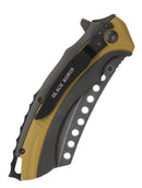 United Cutlery Ronin Bushido Folding Knife 3.25" Stainless Blade Plastic/TPR Handle 3218 -United Cutlery - Survivor Hand Precision Knives & Outdoor Gear Store