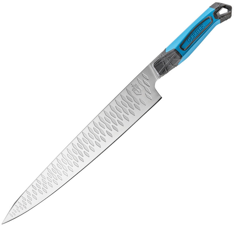 Gerber Sengyo Slicer Cyan Fixed Knife 9.5" 9Cr Steel Blade Synthetic Handle 3866 -Gerber - Survivor Hand Precision Knives & Outdoor Gear Store