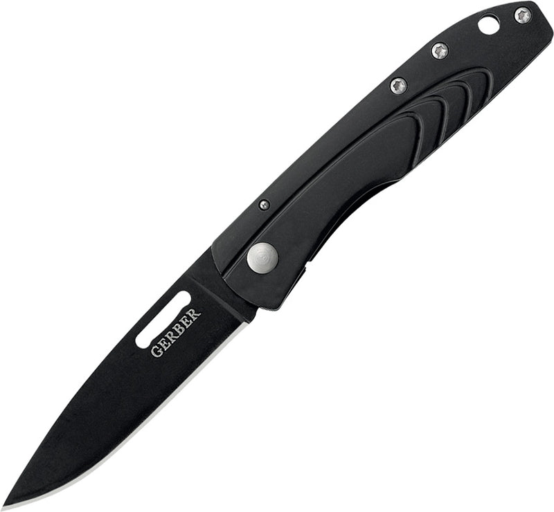 Gerber STL-Strong Thin Light Folding Knife 440A Steel Blade Black Titanium PVD Coated Stainless Handle 1122 -Gerber - Survivor Hand Precision Knives & Outdoor Gear Store