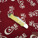 Case XX Mini Copperlock Folding Knife 2.72" Carbon Steel Blade Yellow Synthetic Handle 30116 -Case Cutlery - Survivor Hand Precision Knives & Outdoor Gear Store