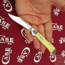 Case XX Mini Copperlock Folding Knife 2.72" Carbon Steel Blade Yellow Synthetic Handle 30116 -Case Cutlery - Survivor Hand Precision Knives & Outdoor Gear Store