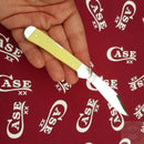 Case XX Mini Copperlock Folding Knife 2.72" Carbon Steel Blade Yellow Synthetic Handle 30116 -Case Cutlery - Survivor Hand Precision Knives & Outdoor Gear Store